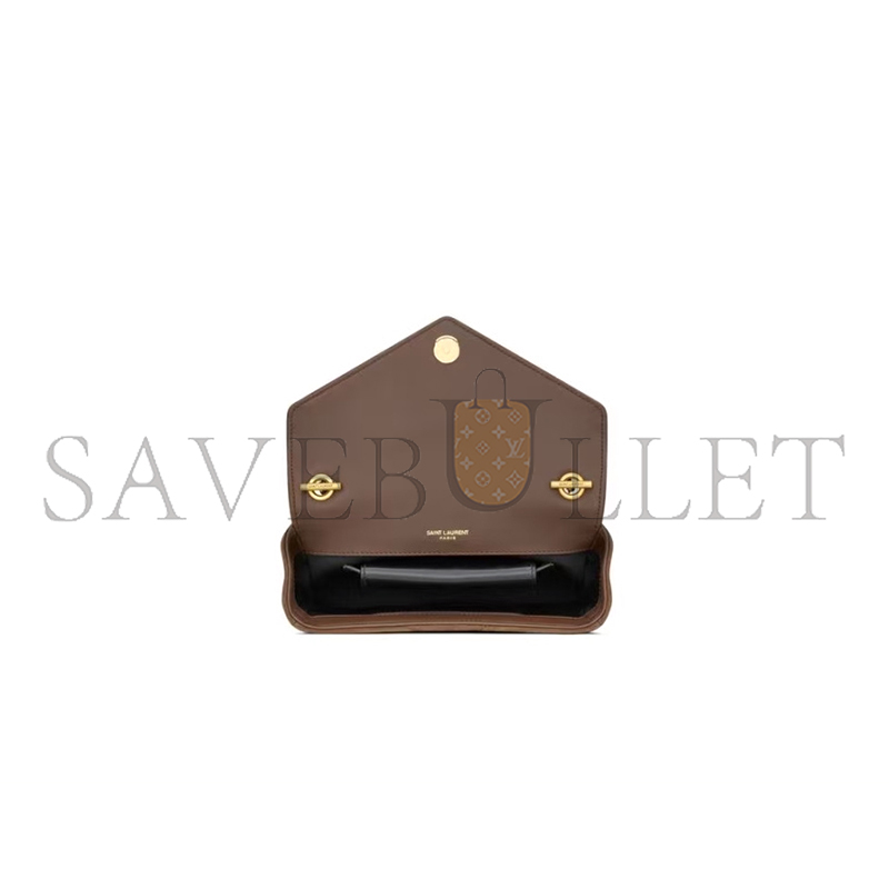 YSL LOULOU MINI IN SUEDE 821749 (20*12*5cm)